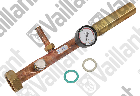 Vaillant Rohr mit Manometer für VWF 157+197/4 0020222918