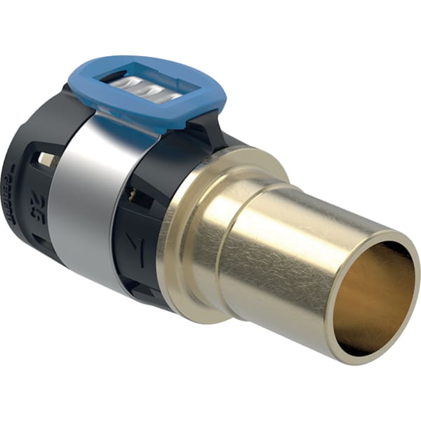 Geberit FlowFit Übergang auf Mapress mit Einschubende Rg+ d20-d22 620.242.00.1