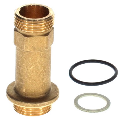 Bosch / Buderus Doppelnippel G1"xG1" 89mm für G144, für Sicherheitsset KSS 63010913