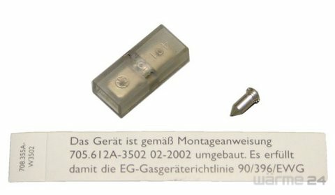 Bosch / Buderus Ersatzset für Gasdruckwächter für GB112, für Gaszufuhr GB112W/WT 7099810