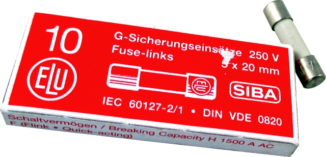 Wolf Sicherung Fein 4A Flink 250V 5x20mm für CGB-2 274570099