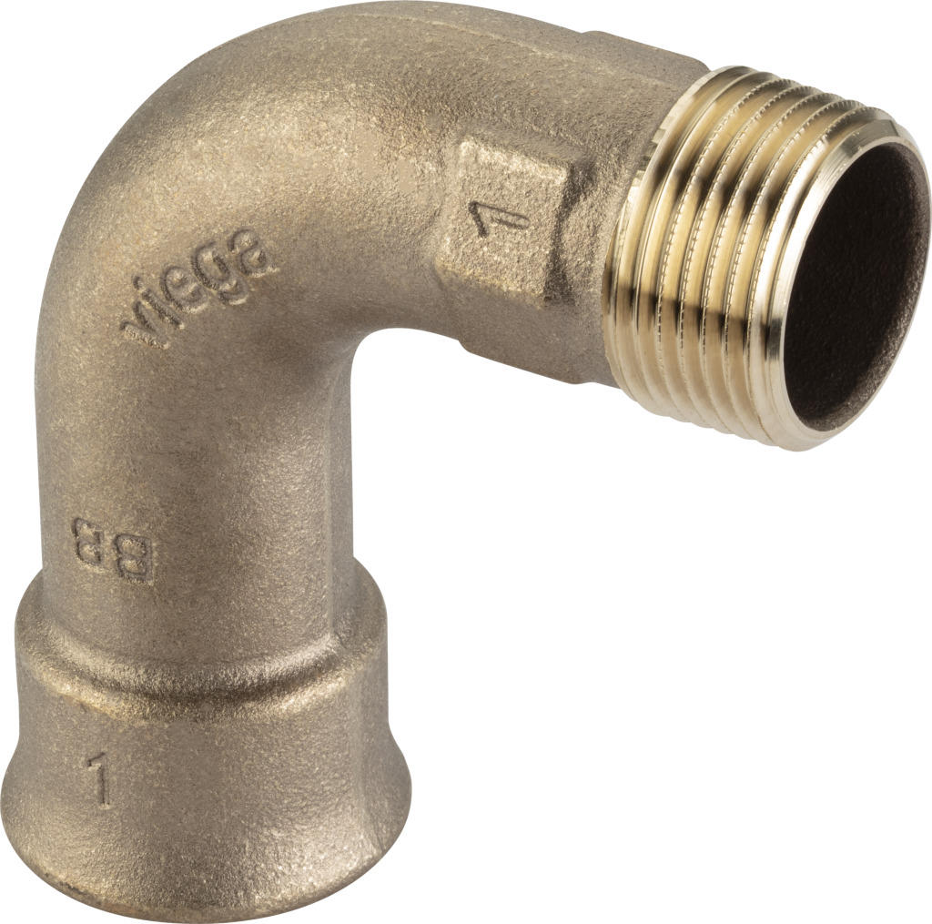 Viega Bogen 90 Grad Rotguss 3001 in G1 1/2 294618