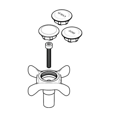 Hansgrohe Axor Montreux Griff 2-Griff Wannenmischer, chrom 16597000
