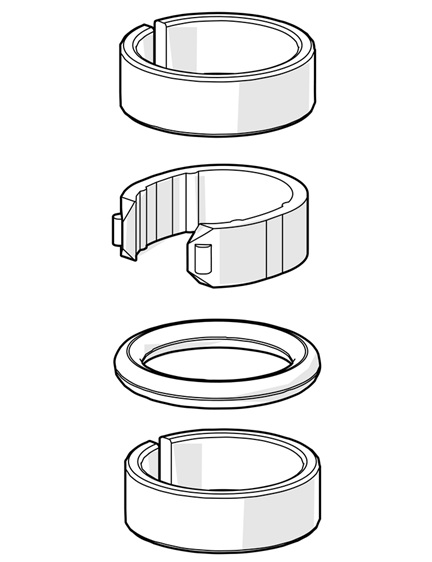 Hansa Auslaufdichtung chrom 59914720