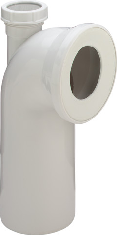 Viega WC Anschlussbogen 90 Grad 3811.1 in 40mm Kunststoff weiß 110291