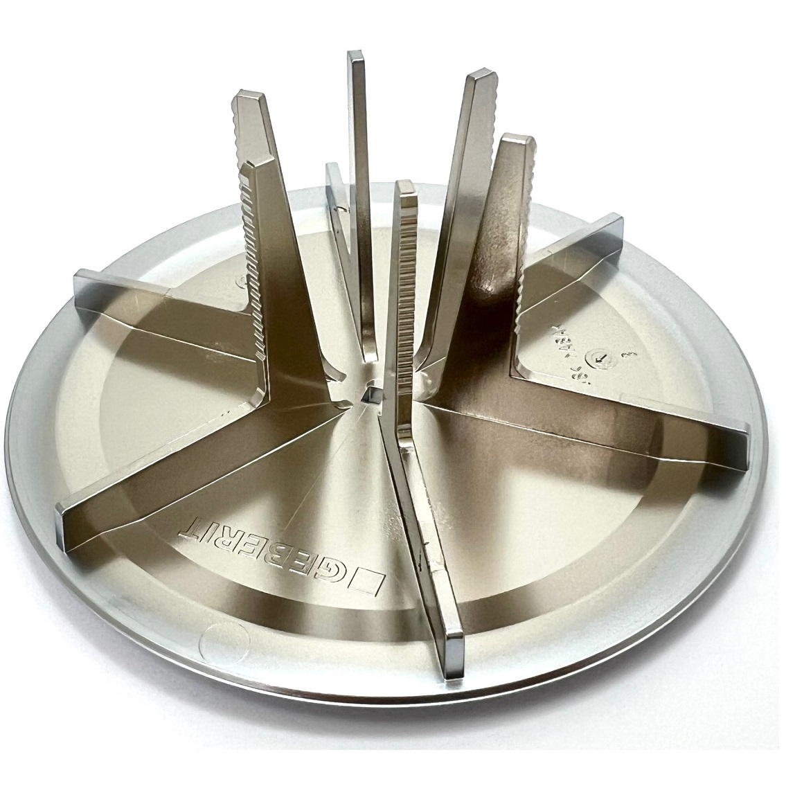 Geberit Ablaufdeckel d90 zu Duschwannenablauf mattverchromt 243.775.46.1