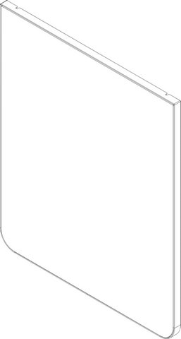 Bosch Blende Glas Speicher schwarz 87186683100