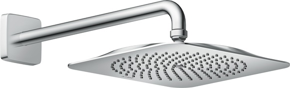 Hansgrohe Kopfbrause 270/270 1jet EcoSmart Axor Citterio C mit Brausearm chrom 28791000