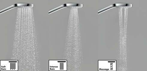 Hansgrohe Handbrause Croma Select E Multi EcoSmart weiss/chrom 26811400