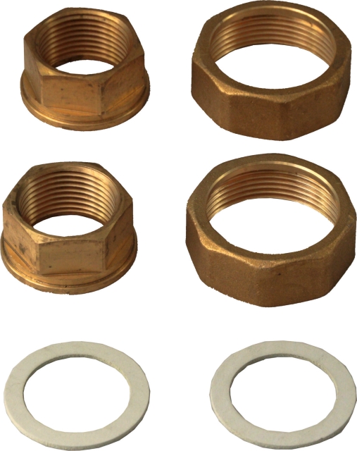 Wolf Übergangsverschraubung 1 1/2" Messing, für Hydraulik-Gruppe 2070753