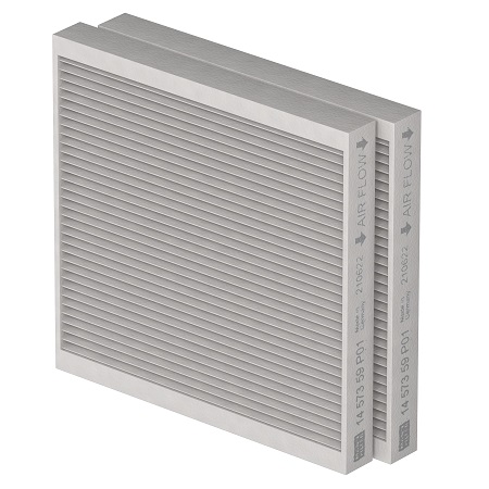 Zehnder Grobstaubfilterset ComfoAir Fit 100, ISO Coarse 65%, 2 Stück 400100170