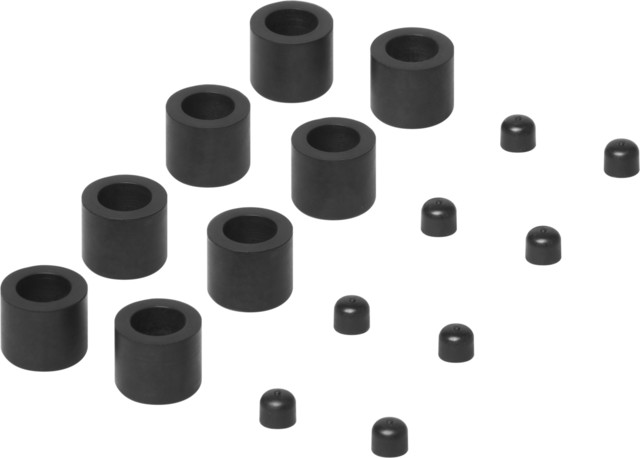 Viega Kappenset 4971.75 in Gummi schwarz 754792