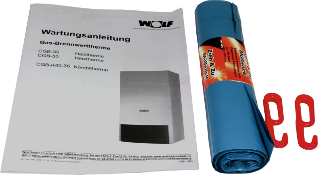Wolf Reinigungsergänzungsset Gasbrennwertthermen CGB-35/50 2482875