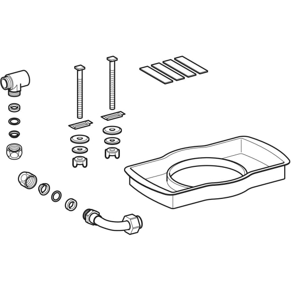Geberit Wasseranschlussset für Geberit AquaClean 4000 242.177.00.1