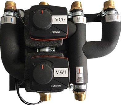 Bosch Anschlussgruppe mit 2 Umschaltventilen Zubehör für Luftwärmepumpe VC0-VW1 7738333058