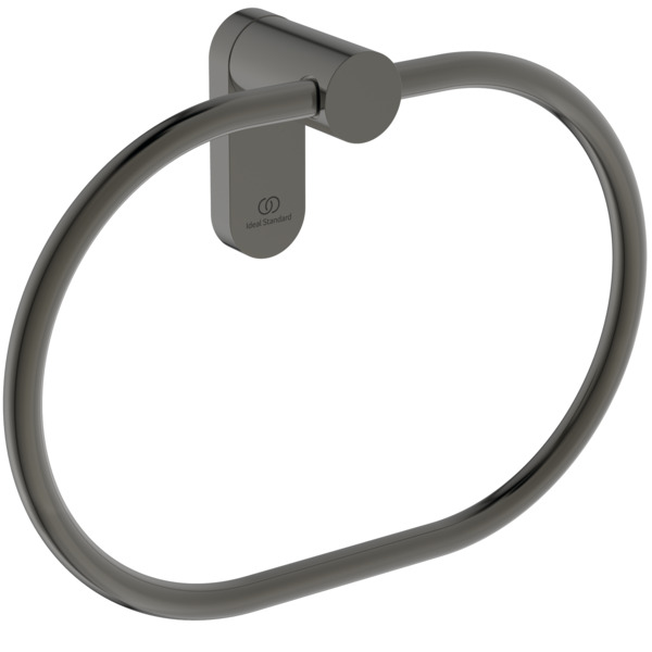 Ideal Standard Handtuchring Conca, rund, grau metallic T4503A5