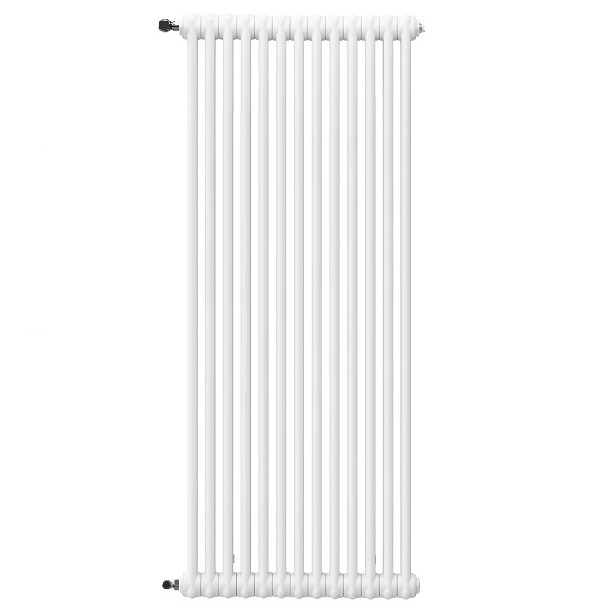 Arbonia Röhrenradiator Standard 3-Säuler H: 120 L: 36cm, Modell 3120, weiß, 8 Glieder
