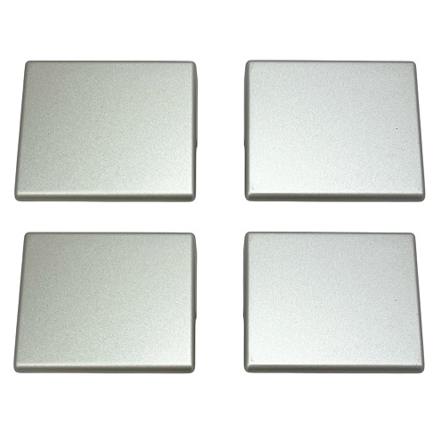 Kermi Set Abdeckungen, für alle RAYA-Türen, silber matt 2534453