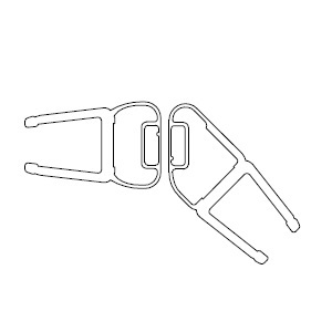 HSK Magnetprofil 135° chrom E100064-8Alu-S