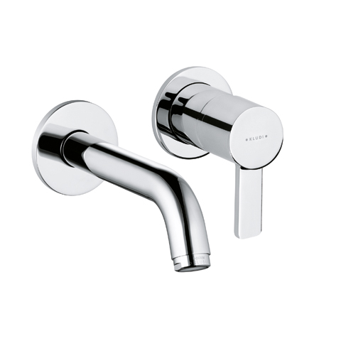 Kludi Zenta Waschtisch-Einhandmischer 180mm ohne Ablaufgarnitur, chrom 382440575