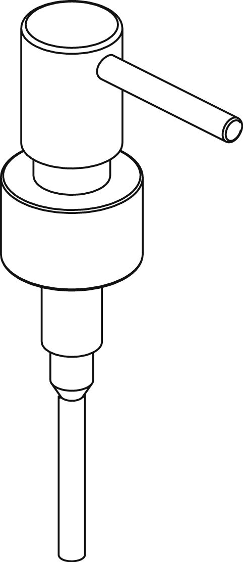 Ideal Standard Pumpe, chrom H961966AA
