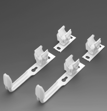 Zehnder Set SMB Wandkonsole, Sonderlack, 5xSMB 2T für Charleston-Heizkörper-Höhe 1001 bis 2200mm 173819