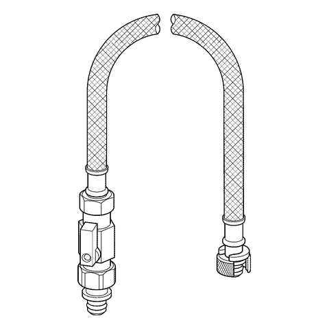 Grohe Anschlussschlauch 14 für Sensia Arena Dusch-WC 14974001