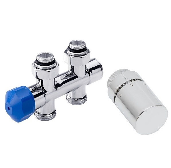 HSK Mittelanschluss Boden Durchgangsvariante, chrom 890832-02