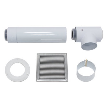Vaillant Basis-Anschluss-Set 80/125mm PP für getrennte Luftzufuhr 0020021006