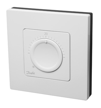 Danfoss Aufputzraumthermostat Icon(TM) mit Einstellrad, Aufputz 088U1005