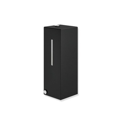 HEWI SENSORIC Elektronischer Schaumseifenspender, Edelstahl, Innenbehälter wiederbefüllbar, 500ml, schwarz tiefmatt 900.06.00760 DC
