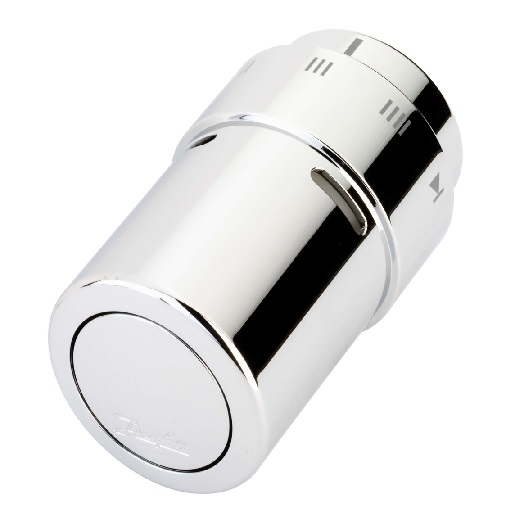 Danfoss Design-Thermostatkopf RAX, mit Schnappbefestigung chrom 013G6170