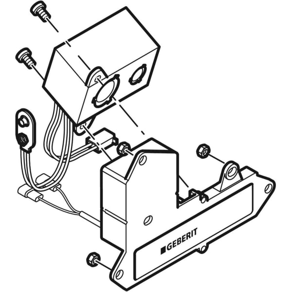 Geberit Umbauset IR komplett für Urinalsteuerung elektronisch Highline 240.840.00.1