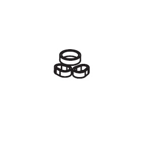 Ideal Standard Dichtungsset für Kartusche d:47mm A961155NU