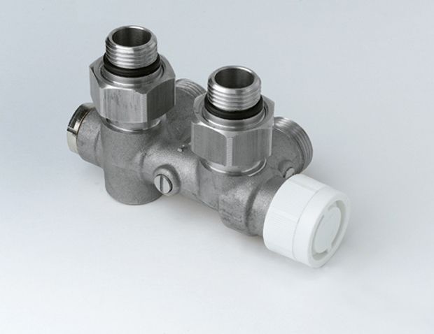 Zehnder Anschluss-Armatur Sonderlackierung Blende kurz, Sonderfarbe 976029