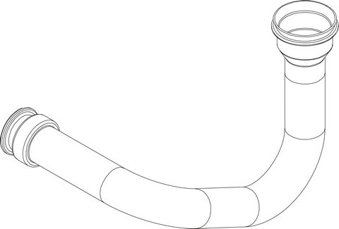 Bosch / Buderus Rohr Vorlauf WB Modul unten 87186660180