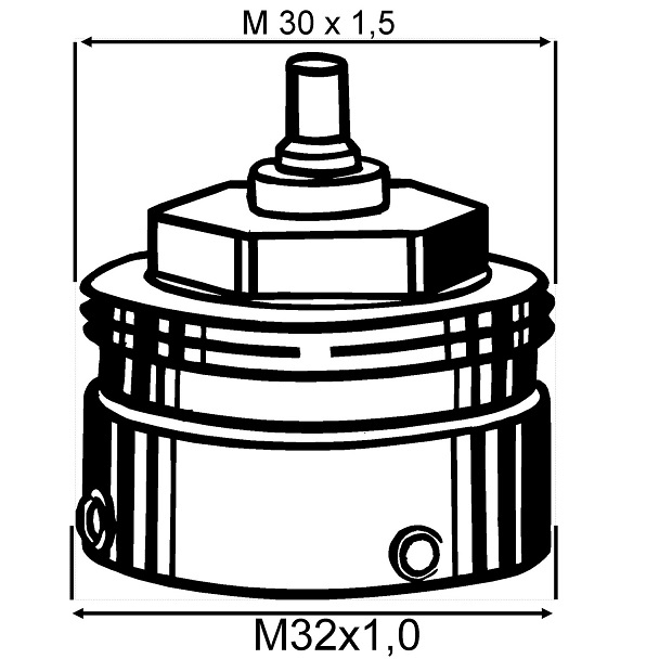 Heimeier Adapter für Ista-Ventile Heimeier Thermostat-Köpfe/ Ista-Ventile 9700-36.700