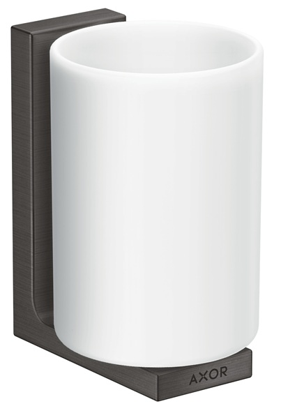 Hansgrohe Zahnputzbecher Axor Universal Rectangular brushed black chrom 42604340