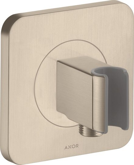 Hansgrohe Brausehalter Axor Citterio E Porter brushed nickel für Schläuche mit konischer Mutter 36724820