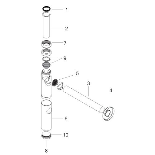 Hansgrohe Designsiphon Flowstar S mattschwarz 52105670