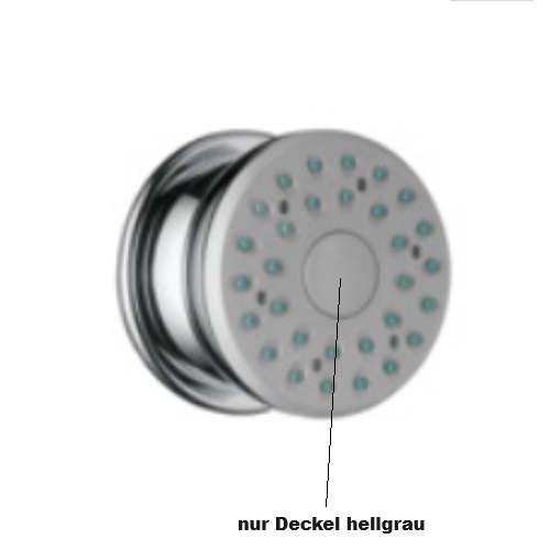Hansgrohe Deckel Bodyvette Seitenbrause abstellbar hellgrau 97404000