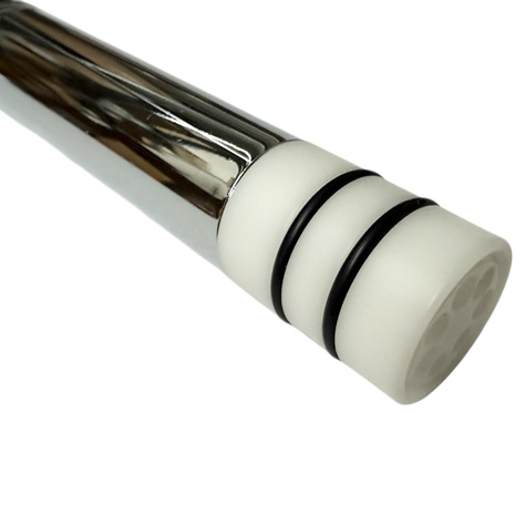 Hansgrohe Axor Brausearm Front Showerpipe mit Thermostat/2jet Kopfbrause, chrom 92242000