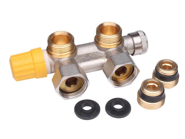 Danfoss Anschlussarmatur VHS-UN 1/2" Eck 013G4741