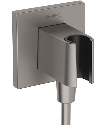 Hansgrohe Brausehalter FixFit E Porter KS für Handbrause brushed black chrom 26889340