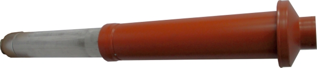 Wolf Luft-/Abgasführung DN63/96 senkrecht 120-170cm, PP, rotbraun 2600143