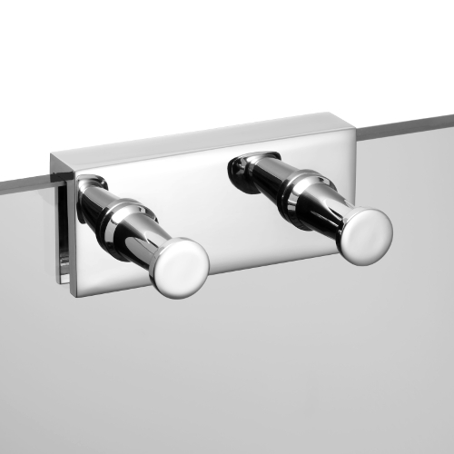 Avenarius Universal Hakenleiste für Duschabtrennung 2-fach 9004600010