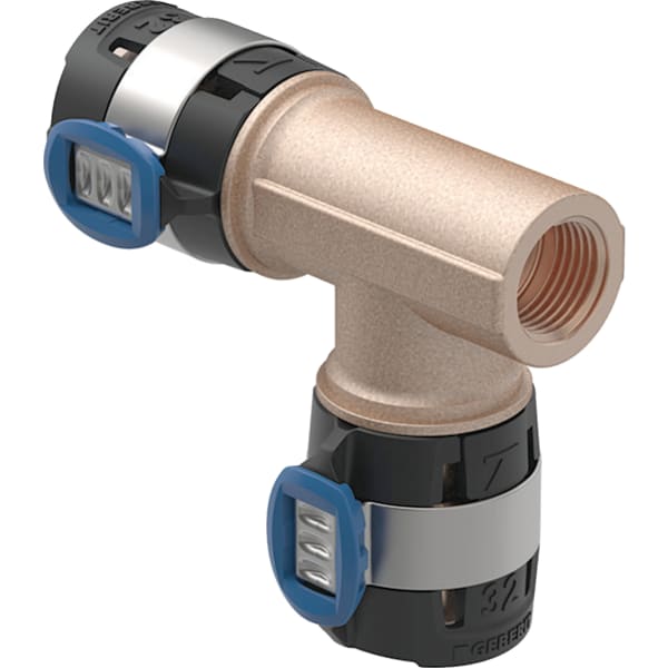 Geberit FlowFit T-Stück mit Innengewinde Seite Rg+ d40-40-Rp1/2 620.354.00.1