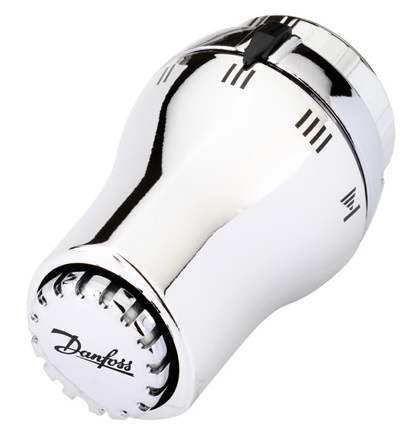 Danfoss Fühlerelement RAS-D, eingebauter Fühler, chrom 013G5128