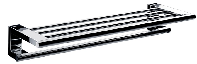 Emco Doppel-Badetuchablage System2 600mm chrom 356800160