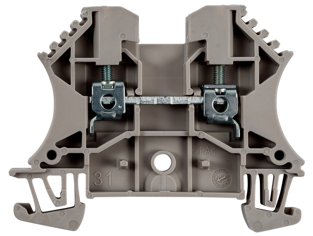 Wolf Reihenklemme schraubbar WDU 2,5, beige 2768005